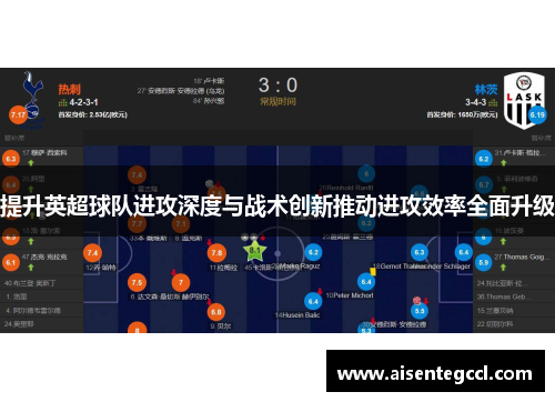 提升英超球队进攻深度与战术创新推动进攻效率全面升级